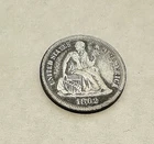 1862-P Seated Liberty ONE DIME Coin - Philadelphia Mint
