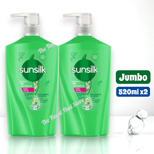 Sunsilk Heathier & Long Shampoo 520ml pack of 2 bottles