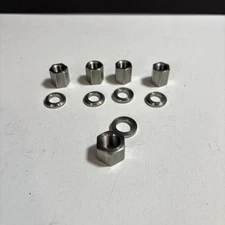Norton Barrel Base Nut / Washer Kit Stainless Steel Commando 850 1973 - 1976 UK