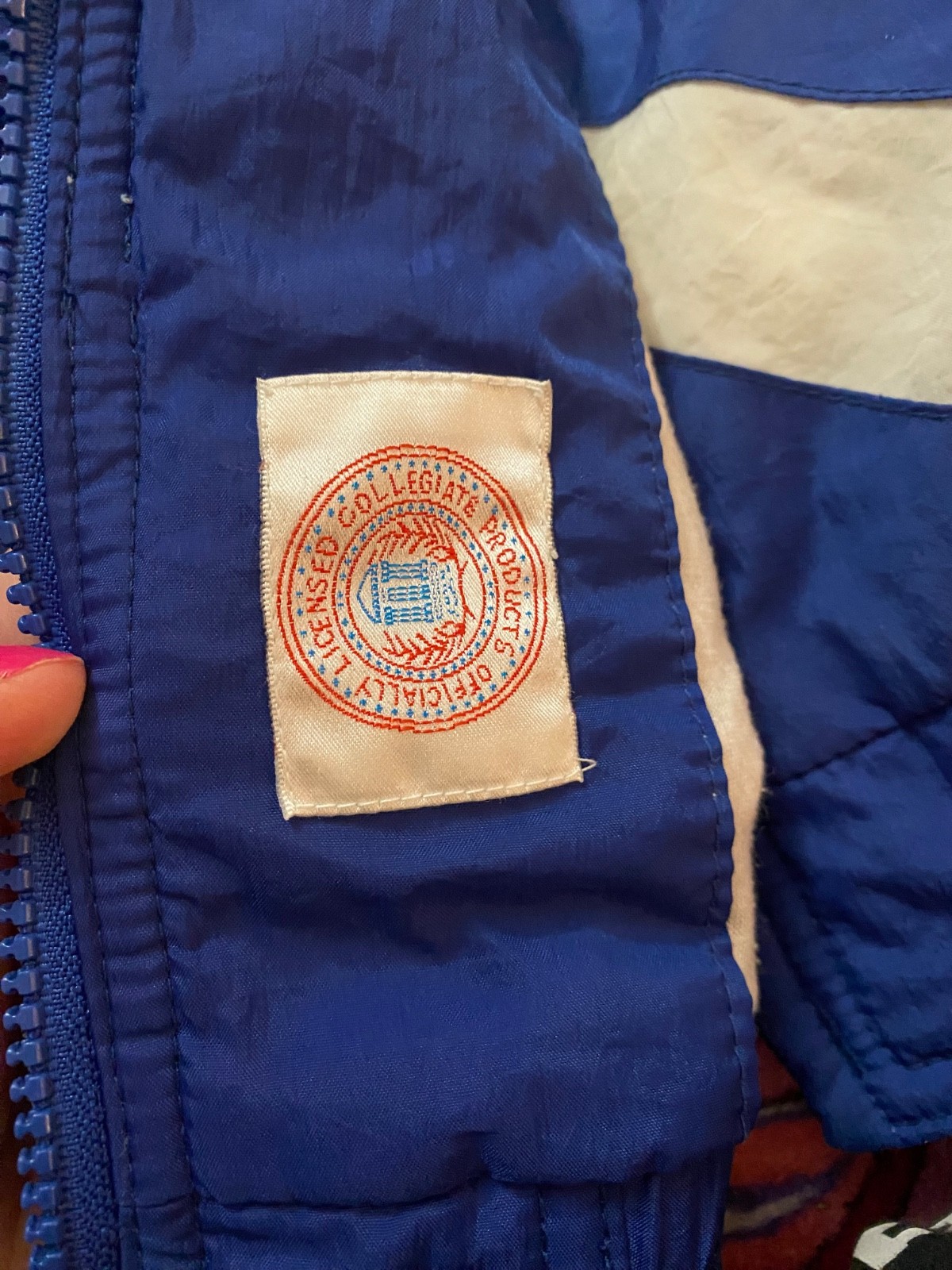 VTG 90s Kentucy Wildcats Windbreaker Jacket Apex One Shark Tooth szL Retro Adult