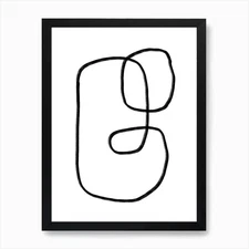 Glabe Art Print Framed Wall Art Poster Canvas Print Picture