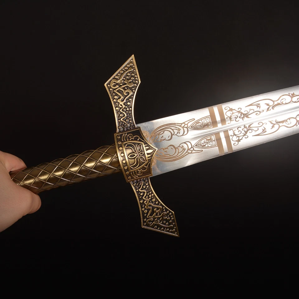 42in Large sword of the Lost Kingdom Knight/Sharp/Stainless steel/Leather sheath - Image 3 of 4