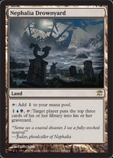 MTG Nephalia Drownyard - Foil, Innistrad, Heavily Played, English