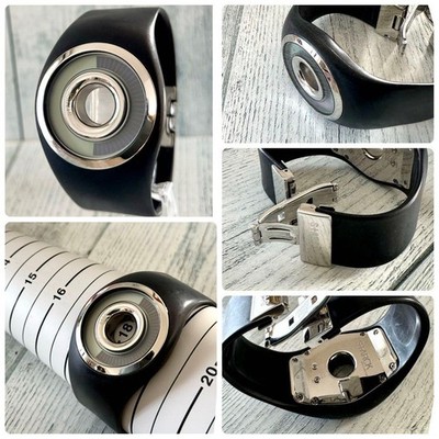 FOSSIL Philippe Starck O-Ring PH-1109 Watch Black Silver Confirmed