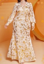 SHEIN Modelyn Plus Allover Floral Print Ruched Mermaid Size 4X