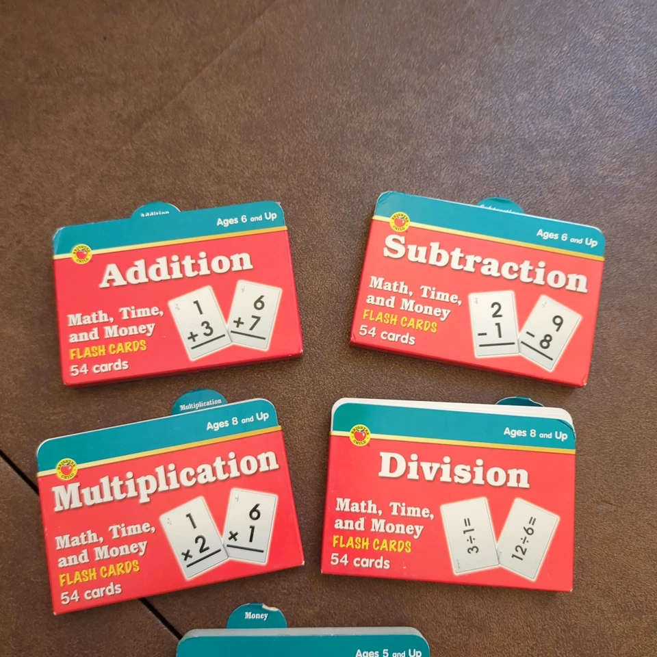 Math, Time, and Money Flash Cards by Vincent Douglas, Carson-Dellosa Publishing - Image 2 of 4