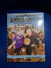 April Cooks "There's An Alligator In My Kitchen " Hardcover Cookbook, April...