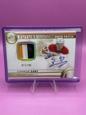 2023-24 SP Authentic Hockey #156 Connor Zary /100 Future Watch Auto Patch Rookie