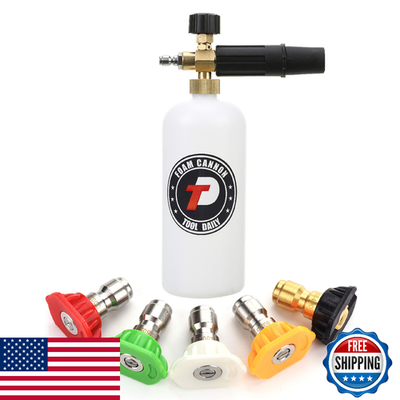 #ad #ad Tool Daily Foam Cannon with 1 4 Inch Quick Connector 1 Liter 5 Pressure Washer $36.82