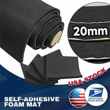 20mm Thick Car Heat Insulation Foam Sound Deadener Deadening Mat Self-adhesive