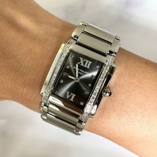 Patek Philippe Twenty~4 Grey Diamond Dial Diamond Bezel Steel 4910/10A-010 3