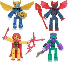 Zing StikBot Legendz Series 1 - Includes Valor, Ruebell, Dominus and Raze Oni -