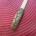 Art Nouveau Letter Opener And Cow Bovine Knife  Carved Brass Handle — photo 4