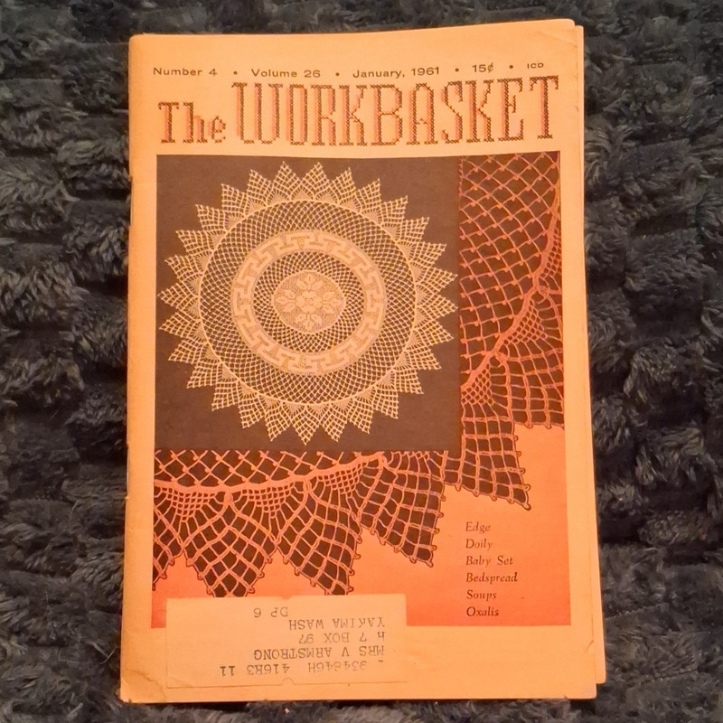 The Workbasket Vol 26-27 No 4/7/10/2 1961 Jan/Apr/Jul/Nov Illustrated
