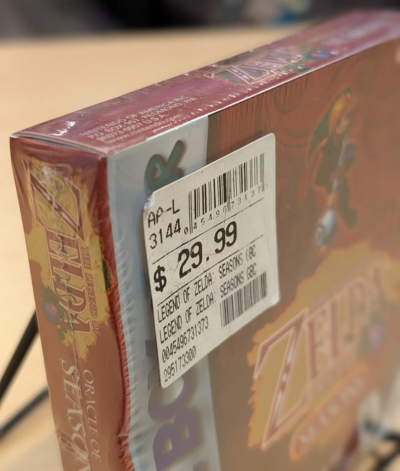 Legend of Zelda Oracle of Seasons (Game Boy Color) SEALED! NEW! - Image 2 of 4