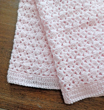 Handmade crochet baby blanket
