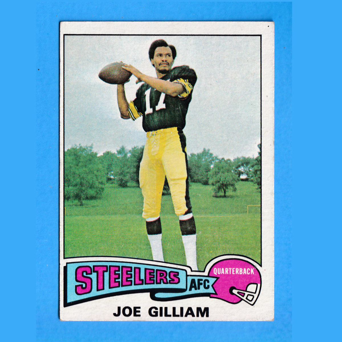 Joe Gilliam #182 Football Cards 1975 Topps trading card — raw and PSA graded price guide