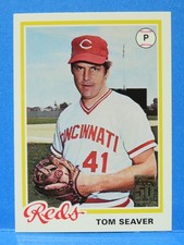 2001 Topps TTY Reprints Card #26/50, TOM SEAVER, Cincinnati Reds, High Grade