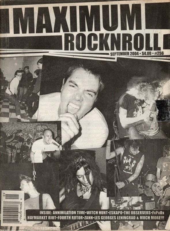 Maximum Rocknroll #256 (Sept 2004)