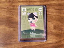 NA/USA Animal Crossing Pekoe 160 Amiibo Card AUTHENTIC NEW