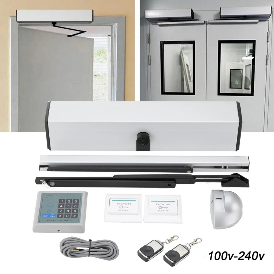 Electric Residential Swing Automatic Door Opener Closer Operator 50W 100V-240V - Image 3 of 4