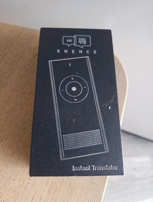 NIB ENENCE INSTANT LANGUAGE TRANSLATOR Translator Device Open Box