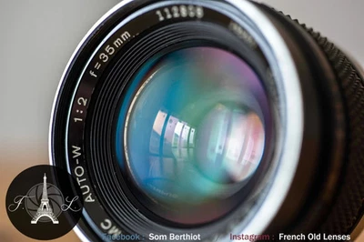 Objectif vintage Olympus Zuiko 35mm F/2 Version 1  [Fast / Bokeh / cine] - Photo 1/4
