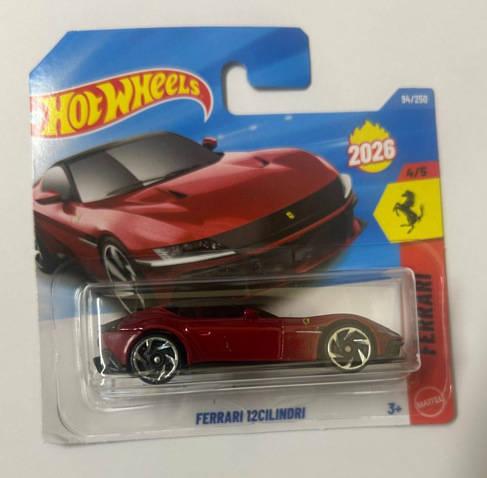 Hot Wheels Ferrari 12Cilindri Grand Tourer V12 in Red New For 2026 JJH41