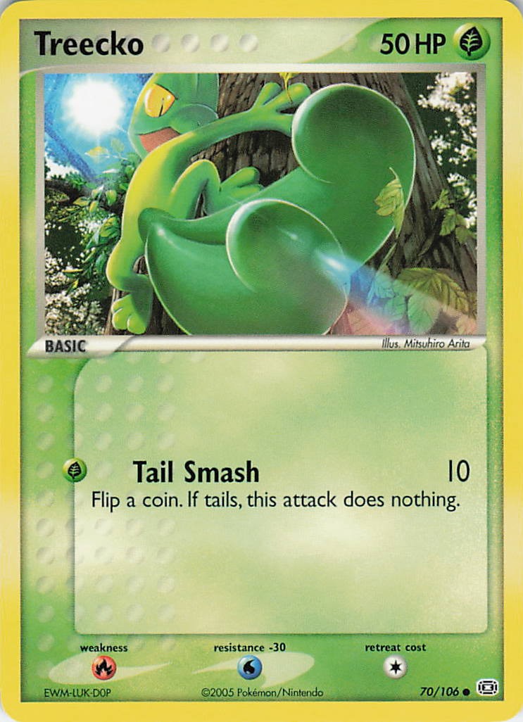 Treecko Common EX Emerald 70/106 NM