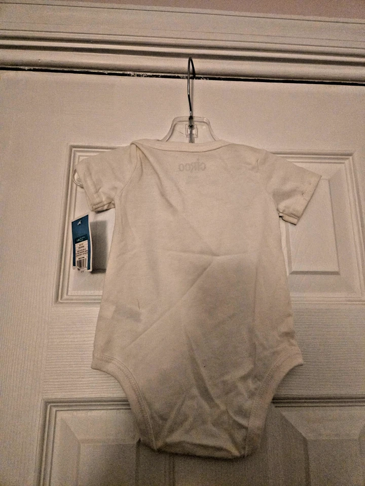 Circo, 0-3 Meses, Jersey, NUEVO con Etiquetas, Azul, Cierre a Presión, Manga Corta Foto 2 de 2