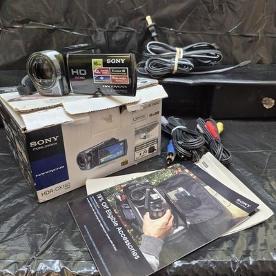 Sony Handycam HDR-CX160 Camcorder 42x Zoom Semi Works Please Read Description 