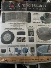 2023 Canadian Spa Company Grand Rapids inflatable hot tub with LED light
