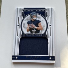 WILL LEVIS 2023 NATIONAL TREASURES FRAMED FABRIC ROOKIE PATCH RC /49