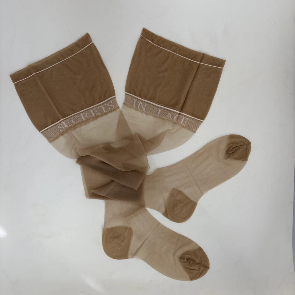 1 Paar 15dn Signature RHT Strümpfe Stil 9950 von Secrets in Spitze beige Größe P - Bild 3 von 4