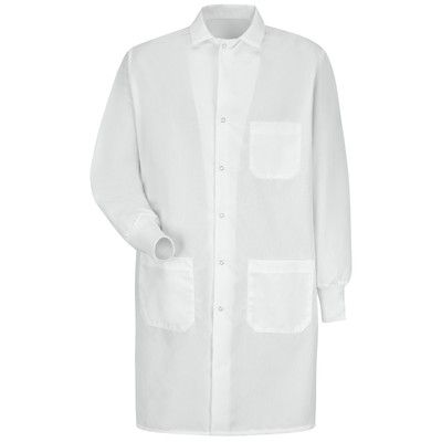 Red Kap Unisex Specialized Cuffed Lab Coat with Interior Pocket