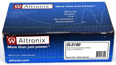 Altronix OLS180 Power Supply Charger Board 12VDC/24VDC 6A Access Control