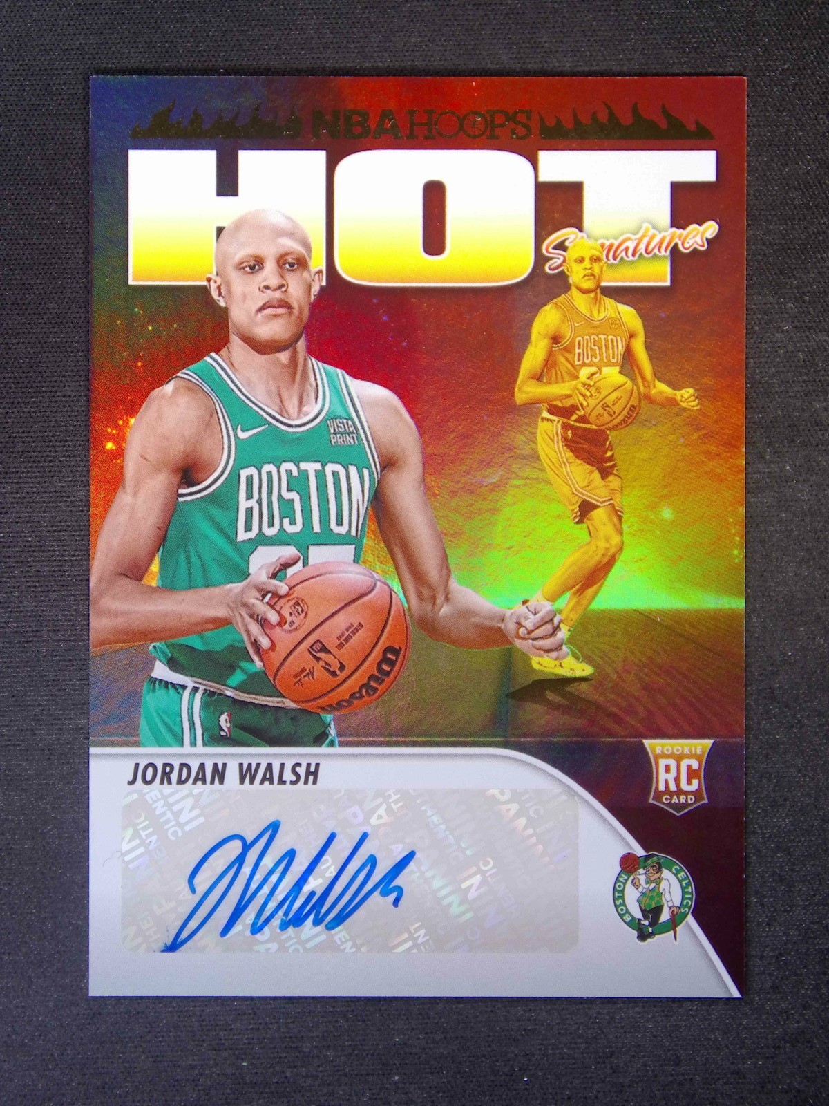 2023-24 Panini NBA Hoops Jordan Walsh RC Rookie Hot Signatures Auto