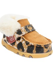 Twisted X Infant Kid's Cheetah Print Shoes - Moc Toe - ICA0025