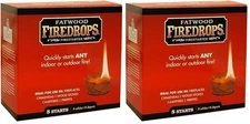Better Wood Products Fatwood Firedrops Firestarters, 8-Count (Pack of 2)