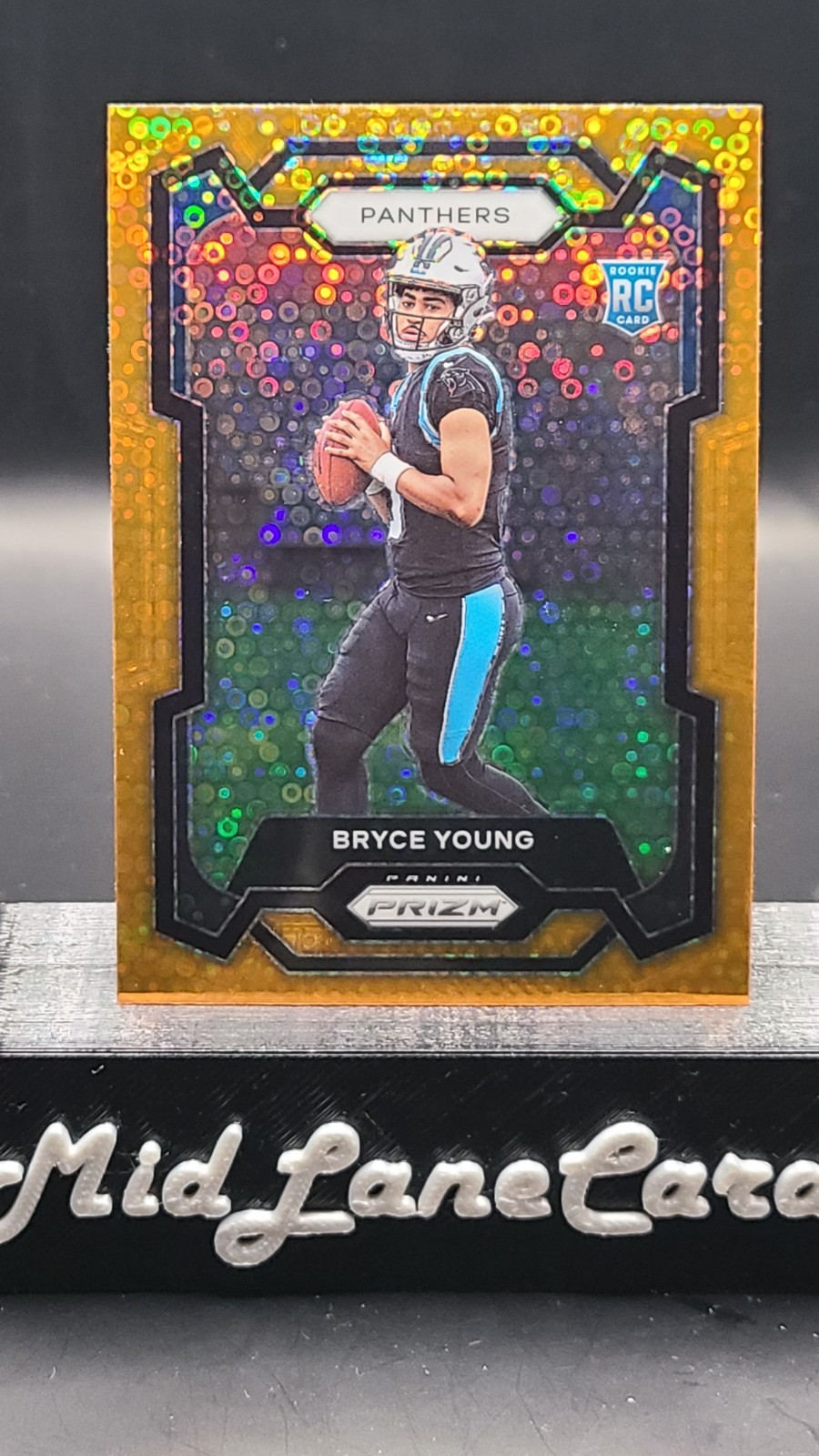 2023 Panini Prizm Bryce Young Rookie Orange Disco Prizm RC #311 Panthers