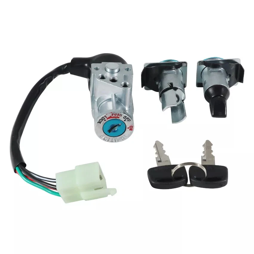 Juego de bloqueo interruptor de encendido con 2 llaves 35010-GV4-901 para Honda CH80 Elite 1985-2007 Foto 2 de 4