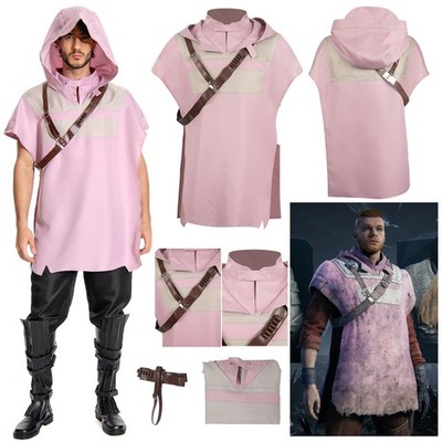Star Wars Jedi: Survivor Cal Cape & Strap Cosplay-Kostüm Halloween Karneval