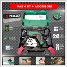 Parkside Avvitatore Ricaricabile Cacciavite e Accessori intercambiabili PAS 4 D7