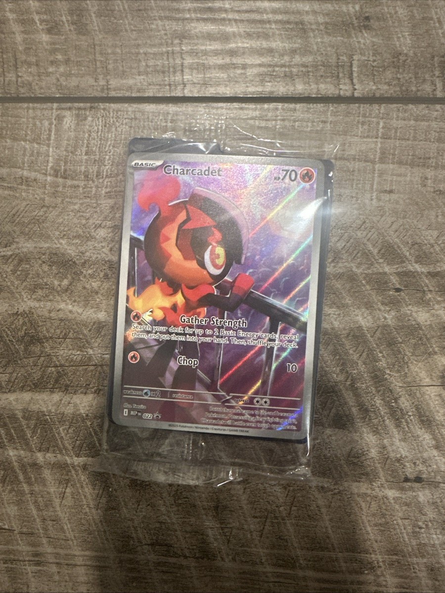 what does promo mean in pokemon cards Pokemon Phantasmal Flames Charcadet Promo (Sealed)