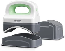 EENOUR Hat Press Machine, Mini Heat Press for Caps with 3 Heating Levels & Auto-