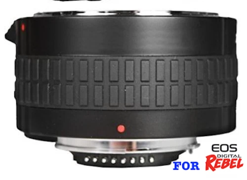2X OPTICAL AUTOFOCUS TELE ZOOM CONVERTER FOR CANON EOS REBEL DSLR T7 T7I T5 T6 - Image 3 of 4