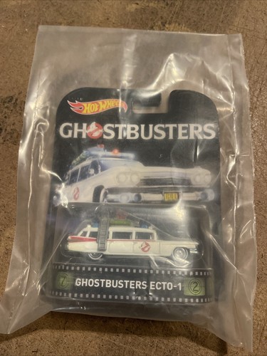 2015 HOT WHEELS RETRO ENTERTAINMENT GHOSTBUSTERS ECTO-1 BRAND NEW SEALED