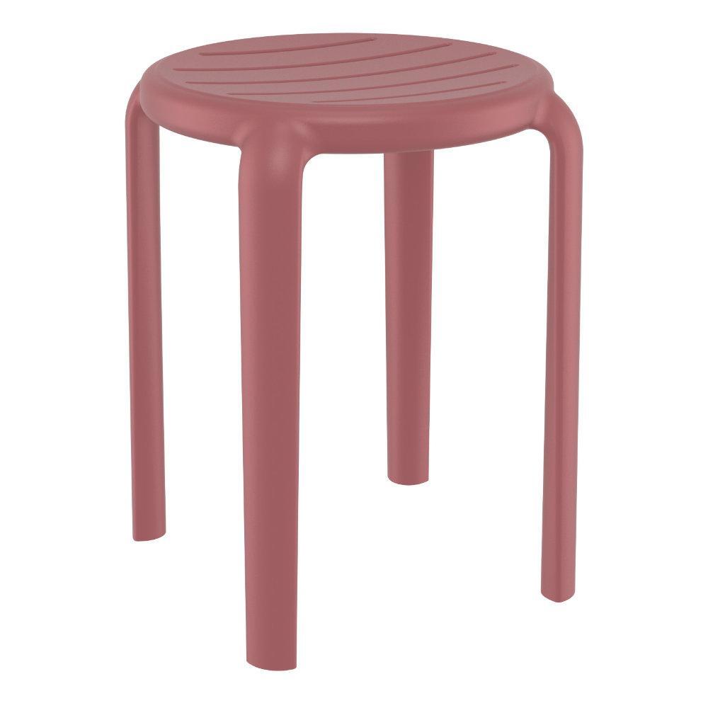 Tom Resin Dining Stool Marsala Tom Resin Dining Stool Marsala