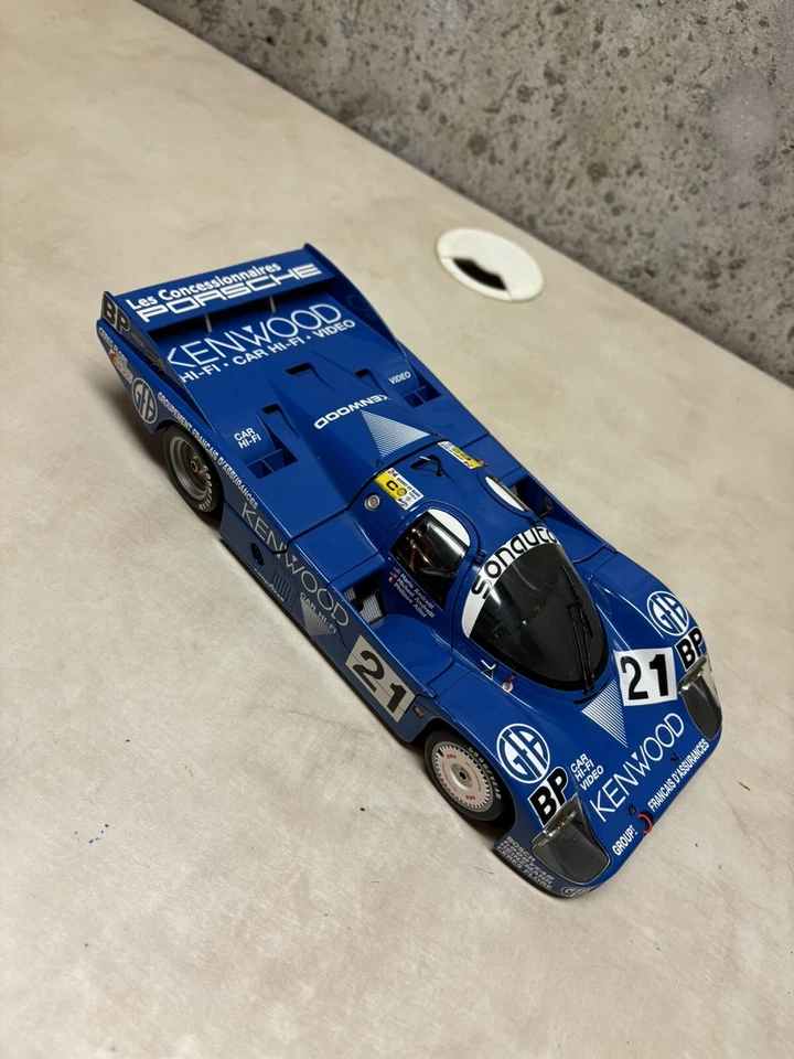 MINICHAMPS 1/18 Scale - 1983 Porsche 956 Kenwood - #21 Mario Andretti Le Mans - Image 2 of 4