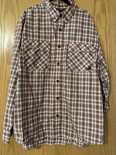 Chemise Homme Duluth Alaskan Hardgear à Carreaux Bleu/rouge - Taille L - Pêche Outdoor
